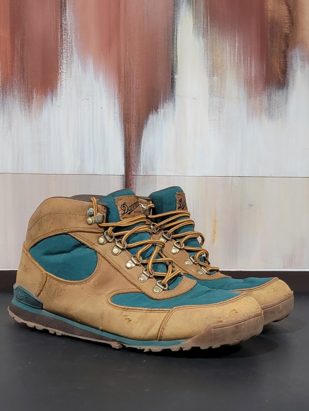 Danner Jag Distressed Hiking Boots Leather Mens Size 10
